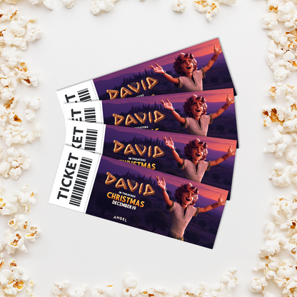 DAVID - Theatrical Movie Ticket - PREORDER NOW - Ticket