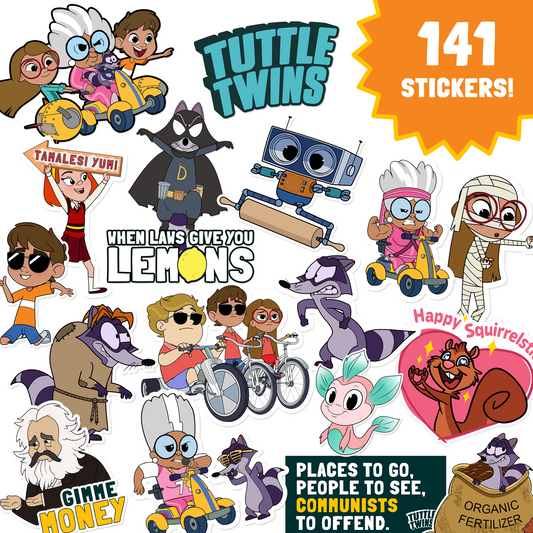 Tuttle Twins 141 Sticker Mega Pack - Stickers