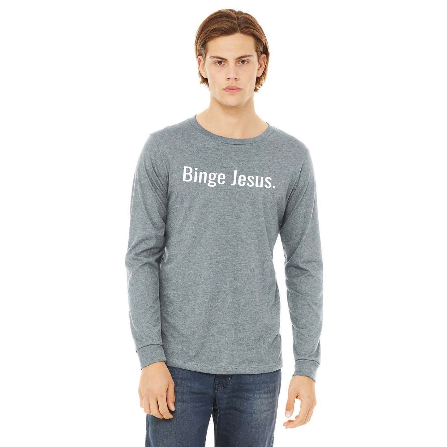"Binge Jesus" Chosen long sleeve shirt
