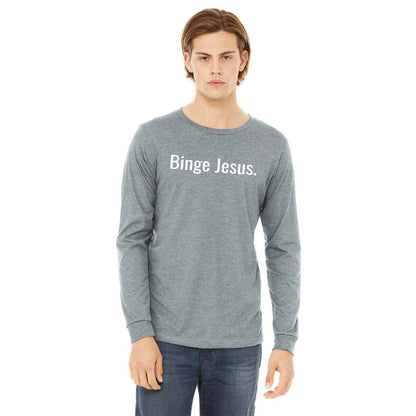 "Binge Jesus" Chosen long sleeve shirt