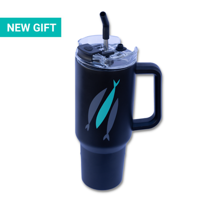 Three Fish 40 oz Tumbler
