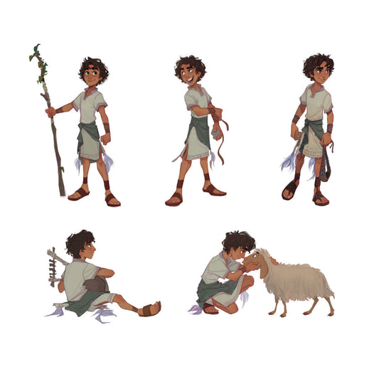 David™ Character Sticker Pack