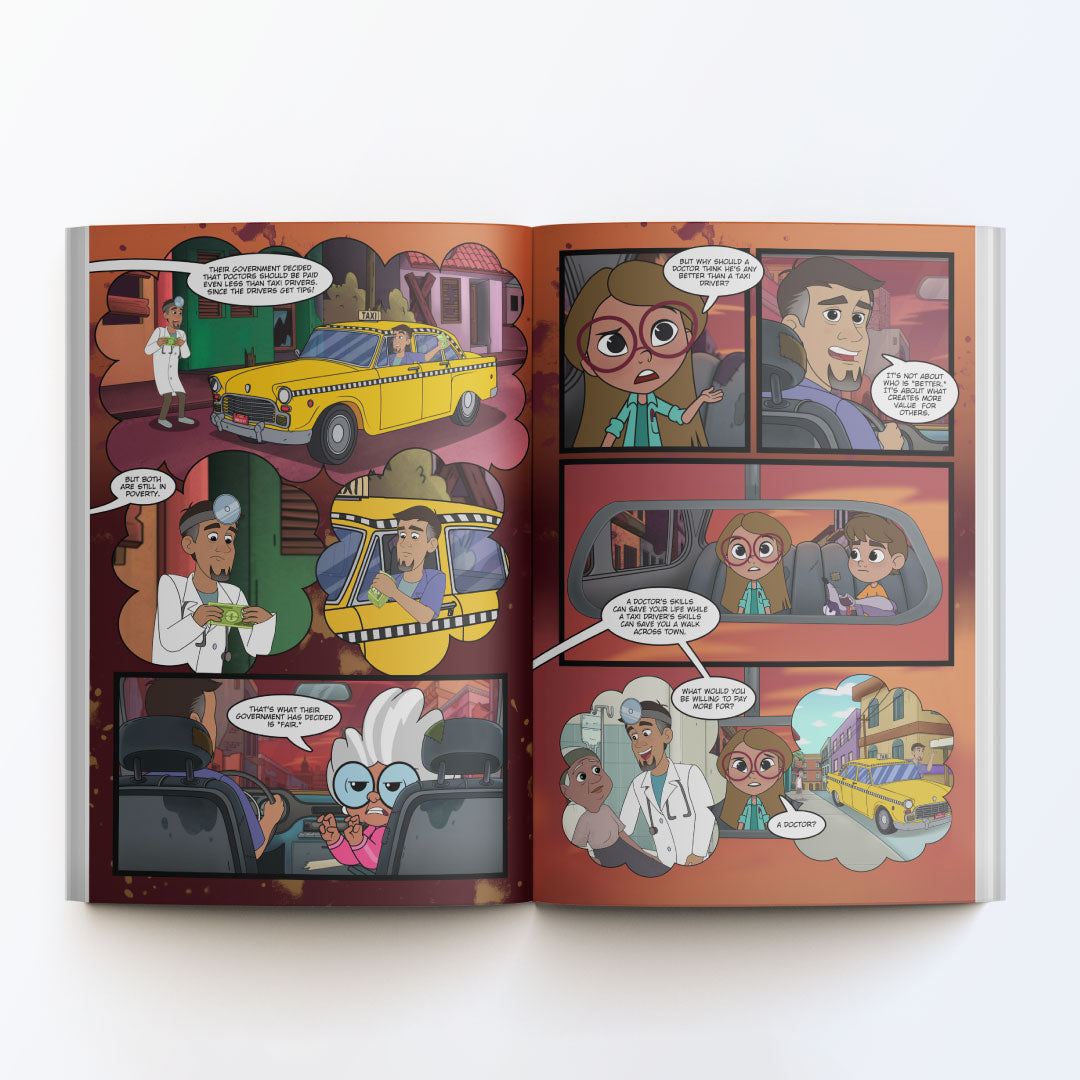 S1 E8 · Wonky Wages · Graphic Novel