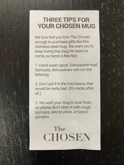 "Come and See" Stainless Steel Mug