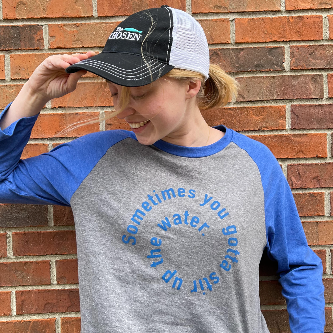 "Stir Up The Water" Chosen Adult Raglan