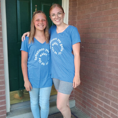 "Stir Up The Water" Chosen Women's V-Neck