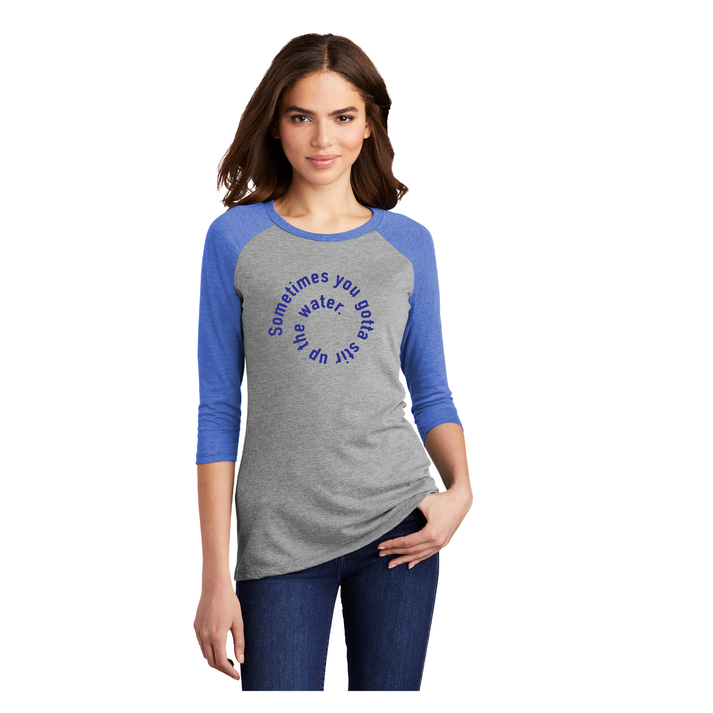 "Stir Up The Water" Chosen Women's Raglan