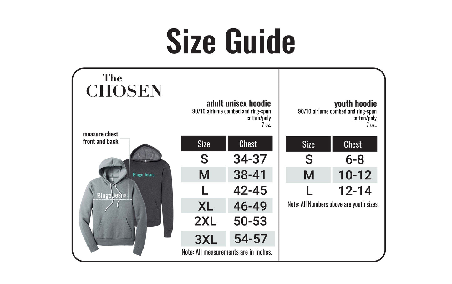 "Binge Jesus" Chosen Hoodie