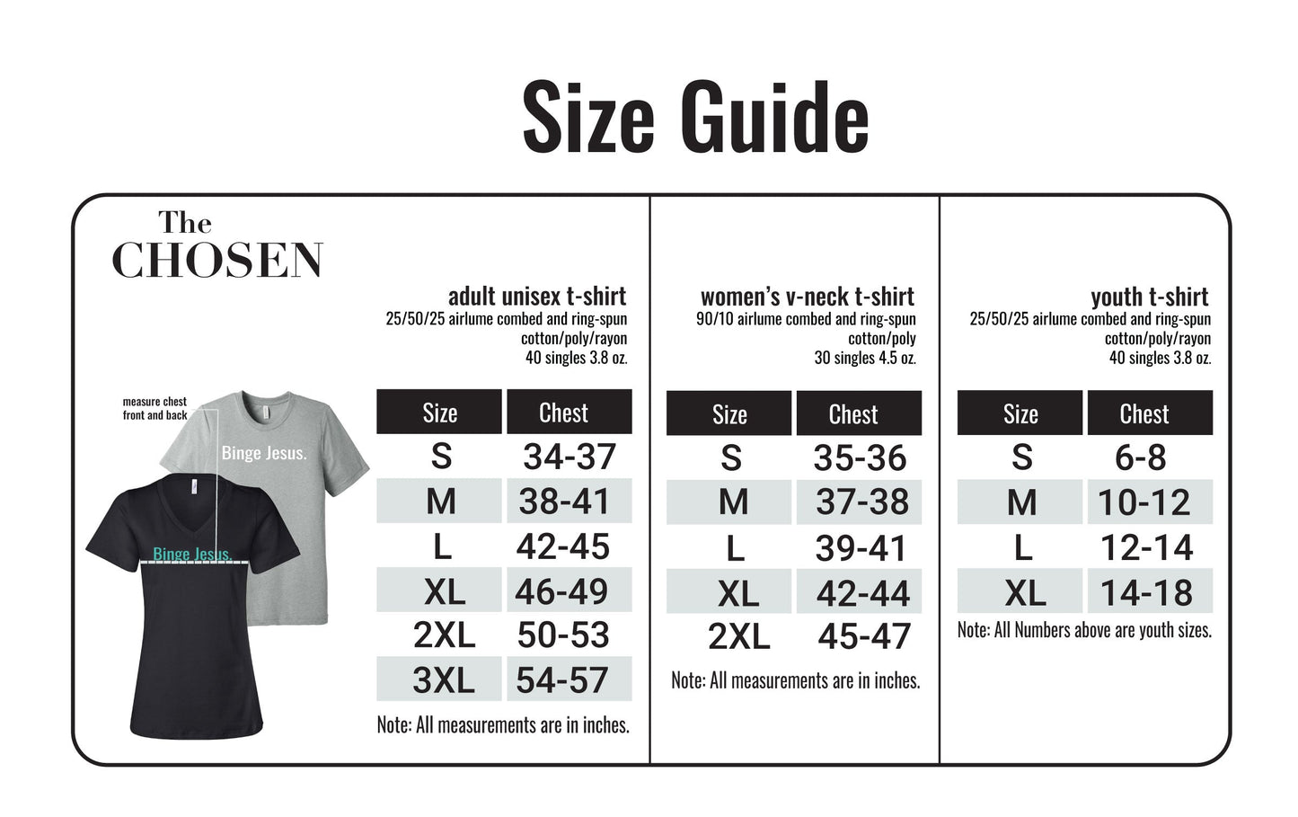 "Binge Jesus" Chosen T-Shirt