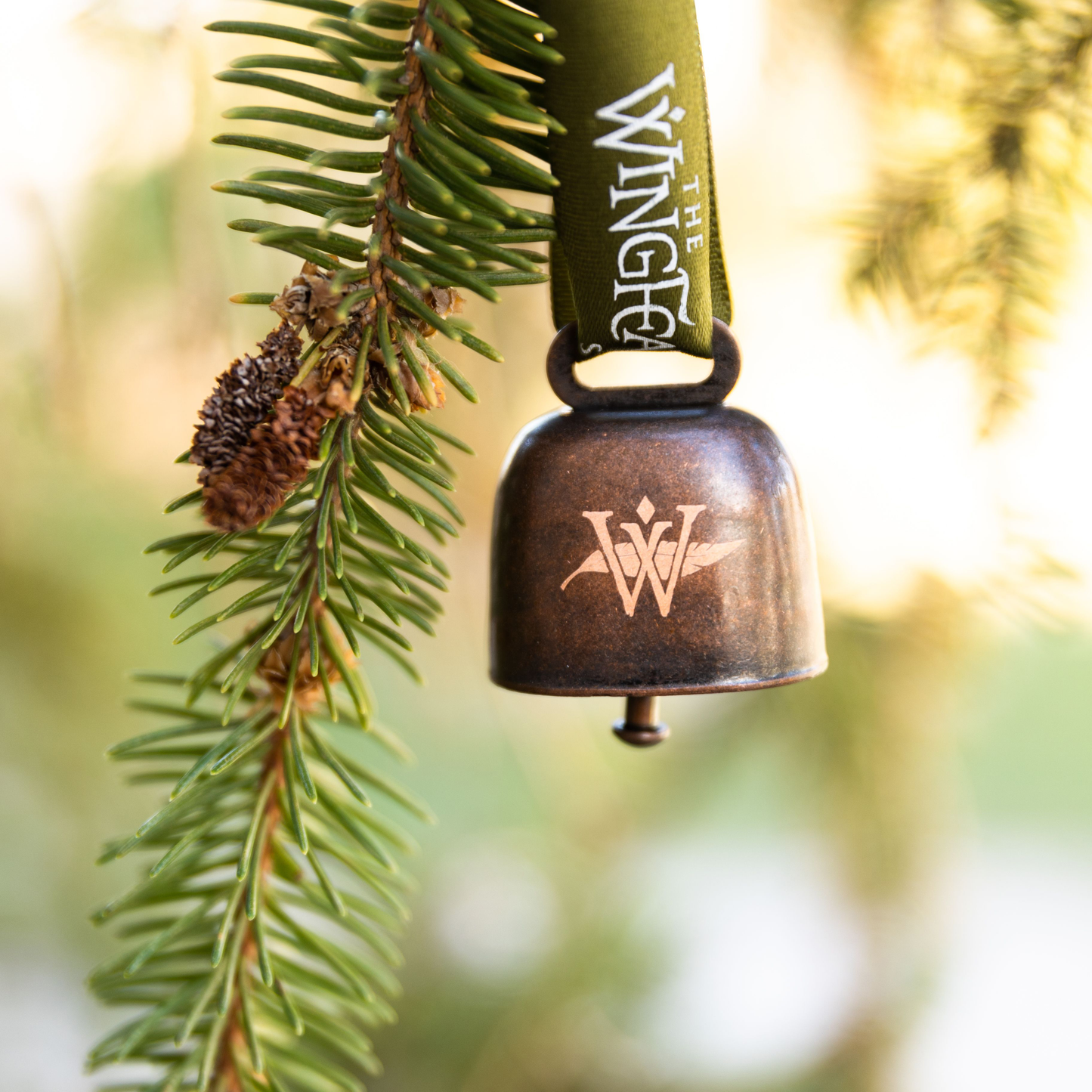 Toothy Cow Bell Christmas Ornament