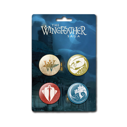 Wingfeather Collectible Buttons - Set of 4