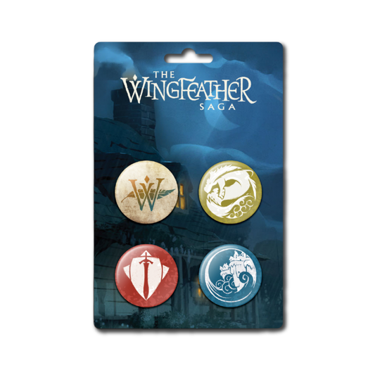 Wingfeather Collectible Buttons - Set of 4