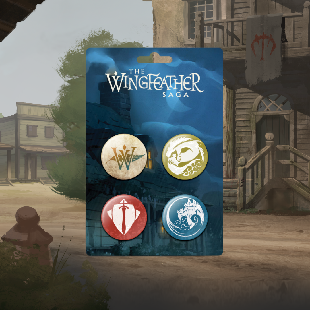 Wingfeather Collectible Buttons - Set of 4