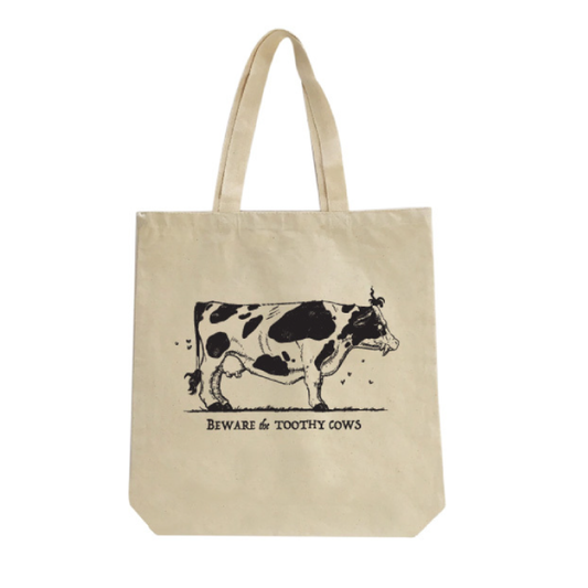 Toothy Cow Tote