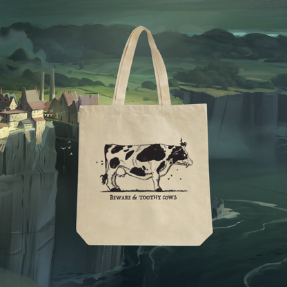 Toothy Cow Tote