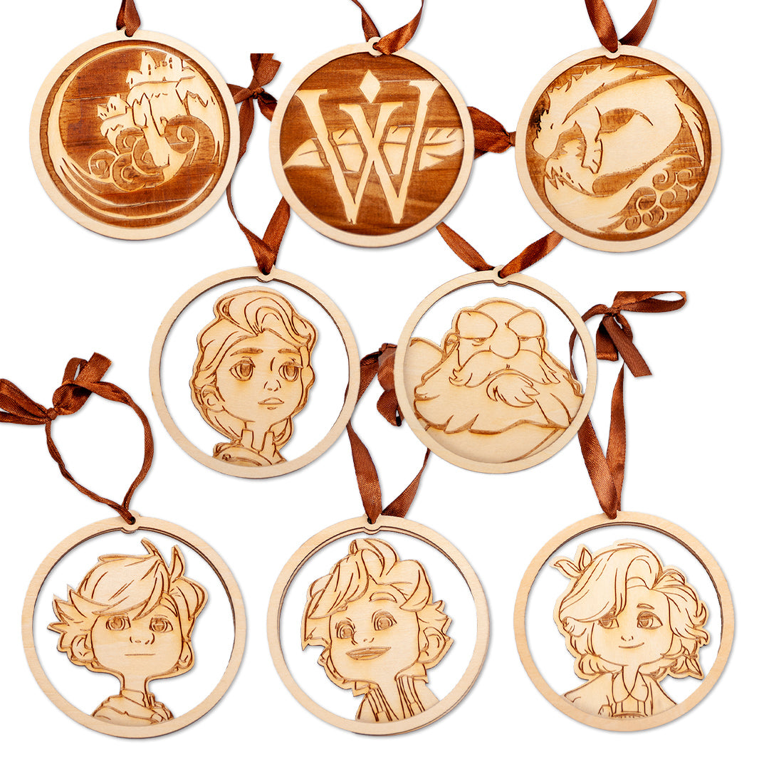Wingfeather Wooden Christmas Ornaments