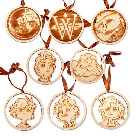 Wingfeather Wooden Christmas Ornaments
