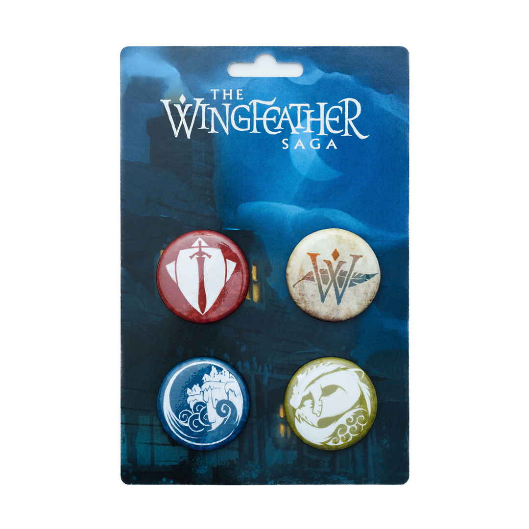 Wingfeather Collectible Buttons - Set of 4
