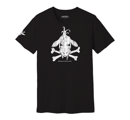 Toothy Cow Cross Bones T-Shirt