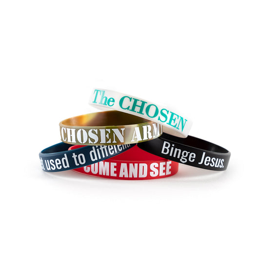 5 Pack of The Chosen Wristbands (Limited Edition)