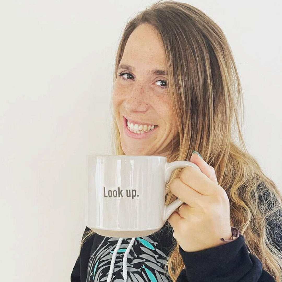 "Look Up" Stoneware Mug