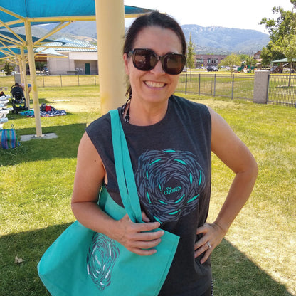 *LIMITED QUANTITY* Against the Current Teal Tote