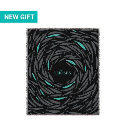 Against the Current - Teal Fish Blanket