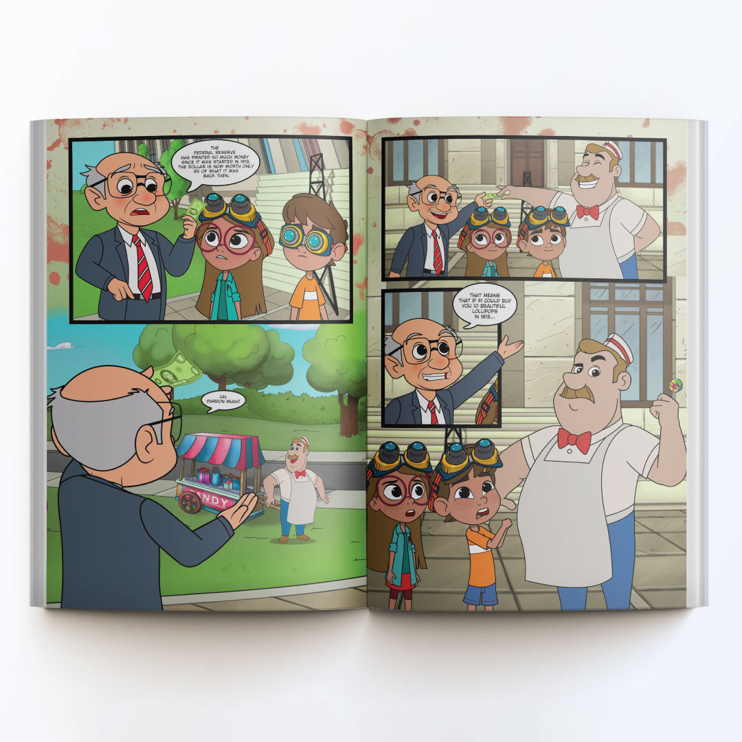 S1 E6 · The Inflation Monster · Graphic Novel